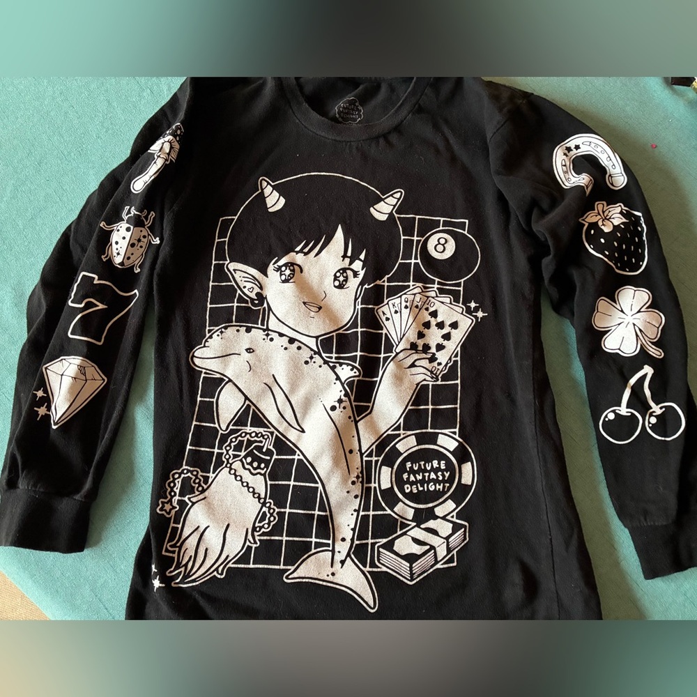 Future Fantasy Delight Graphic Long Sleeve Jersey (S)